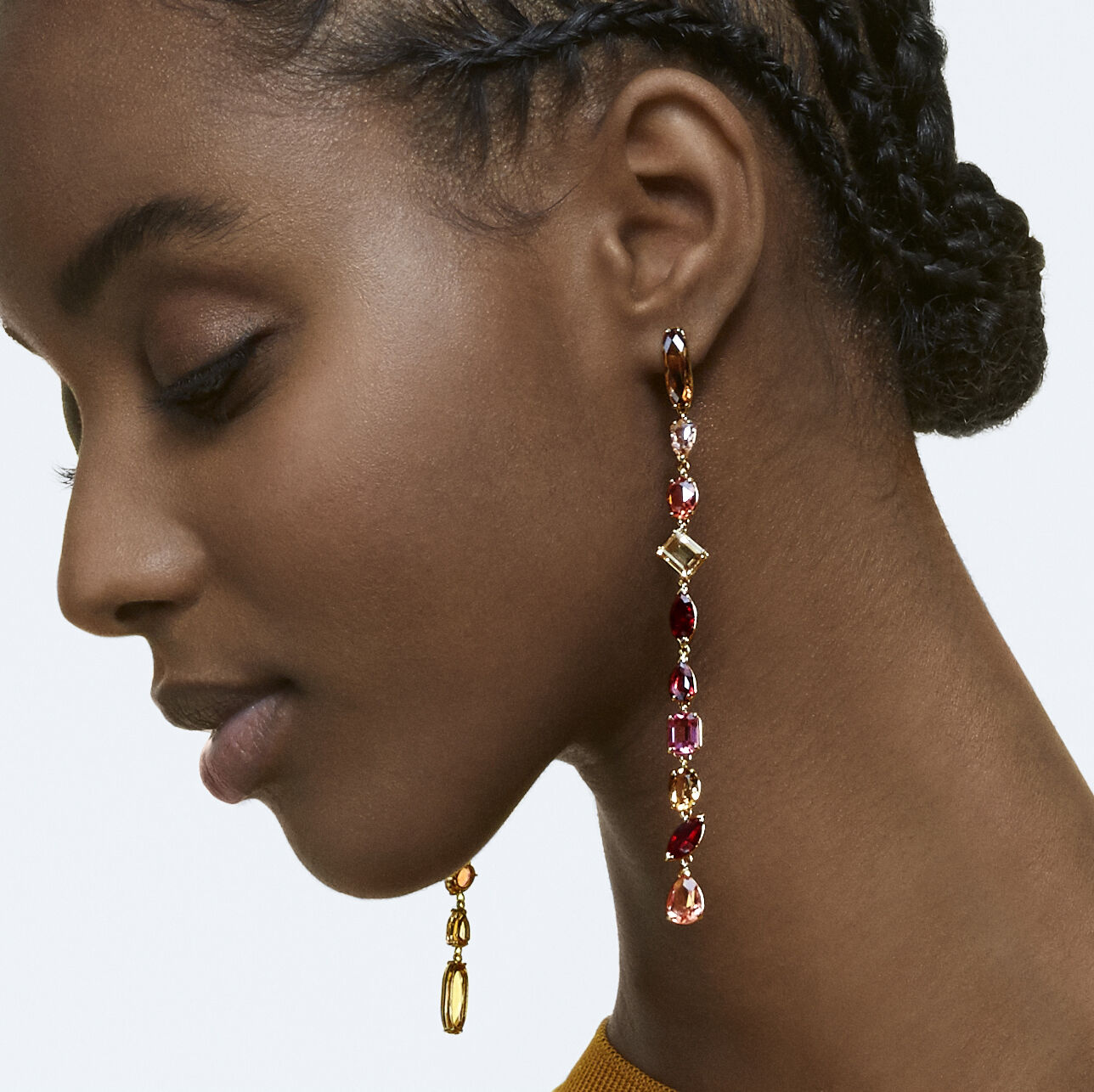 Extra long drop earrings sale